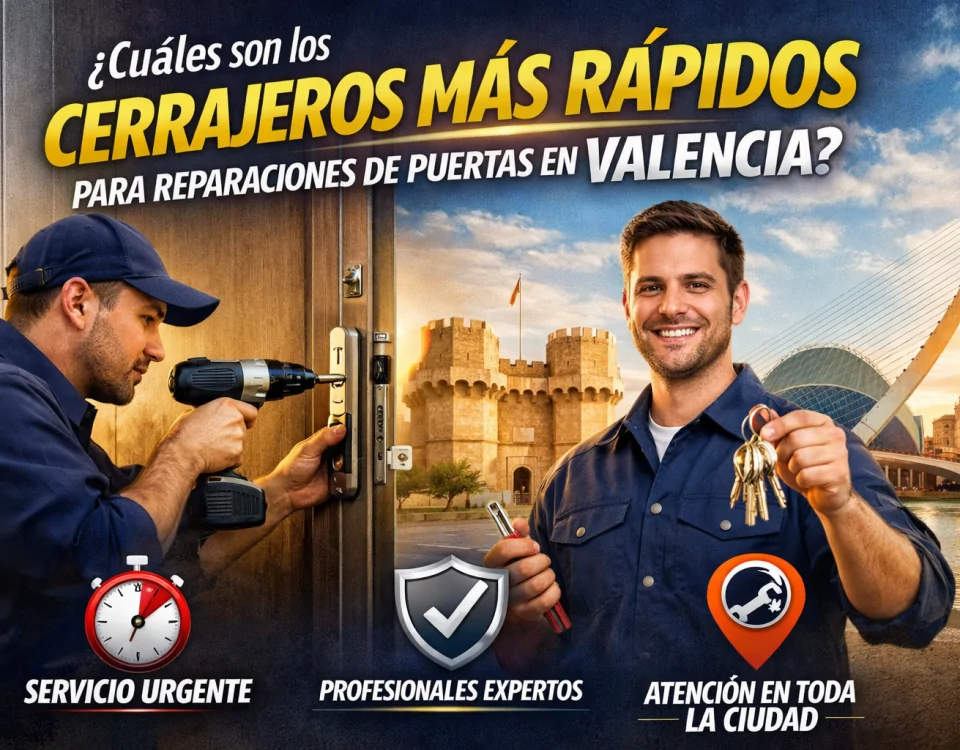 Cuales son los cerrajeros mas rapidos para reparaciones de puertas en Valencia 960x750 - ¿Cuáles son los cerrajeros más rápidos para reparaciones de puertas en Valencia?
